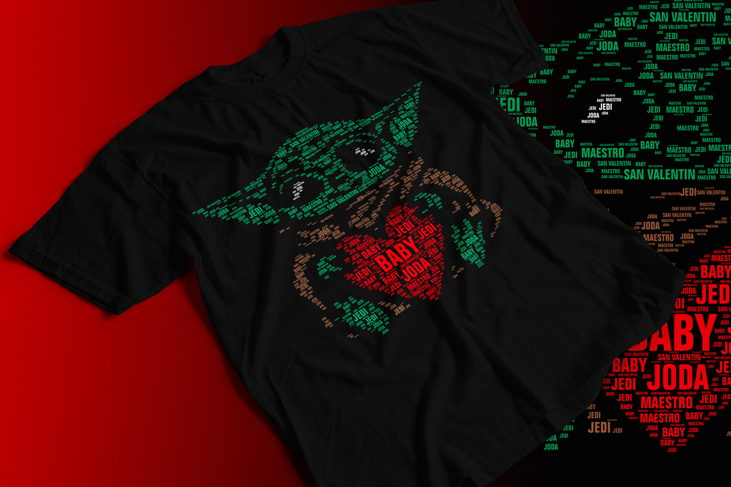 Playera baby yoda